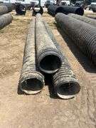 (3) PCS 12" ID x 20' HDPE Culvert Pipe