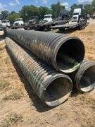 (3) PCS 18" ID x 20' HDPE Culvert / Pipe