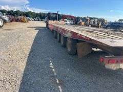 2005 Trail Eze 102" x 52' Quad Sliding Axle Equipment Trailer