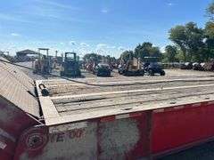2005 Trail Eze 102" x 52' Quad Sliding Axle Equipment Trailer