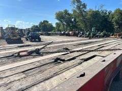 2005 Trail Eze 102" x 52' Quad Sliding Axle Equipment Trailer