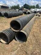 (3) PCS 18" ID x 20' HDPE Culvert / Pipe