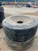 (2) 445/ 65R22.5 Tires w/ Rims