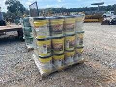 Pallet of 42 Buckets Hydraulic Fluid