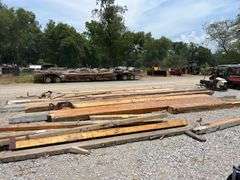 Large Lot of Reclaimed Lumber and Laminated Beams
