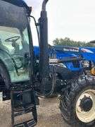 New Holland TS110A 4x4 Cab Tractor w/ Loader
