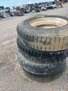 (4) 11R24.5  Tires w/ Rims