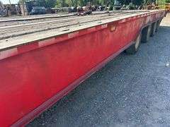 2005 Trail Eze 102" x 52' Quad Sliding Axle Equipment Trailer