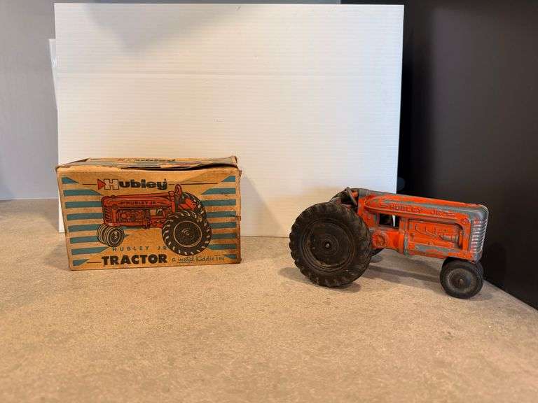 Hubley Metal Tractor with original box