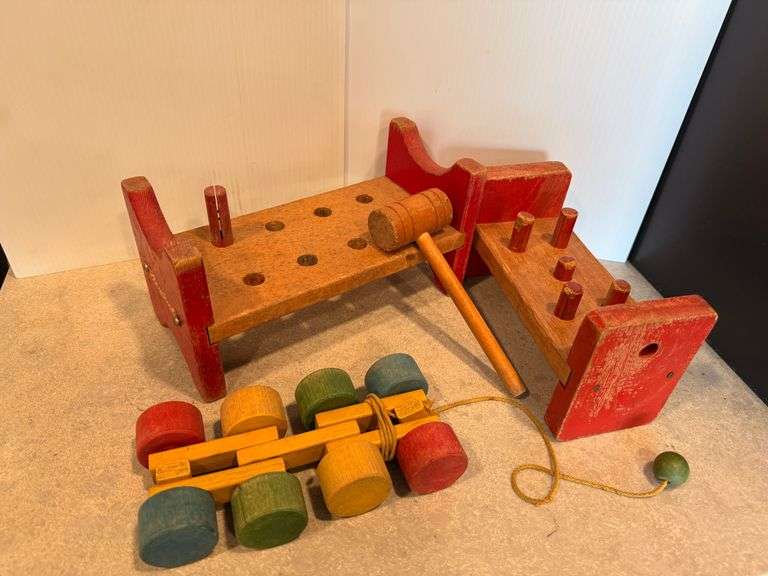 Playskool Hammer & Peg set and Pull Toy