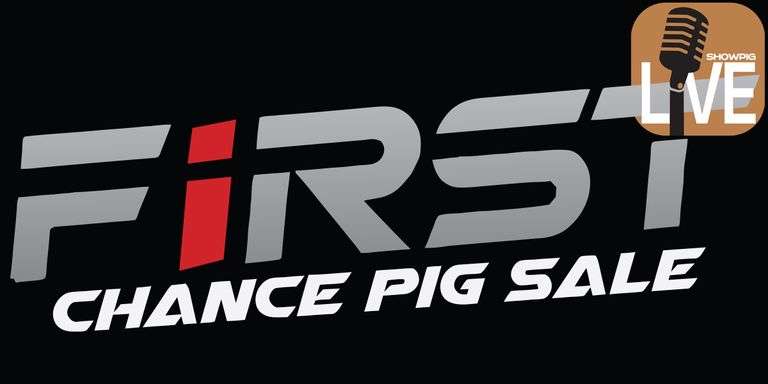 First Chance Pig Sale (ShowpigLIVE)