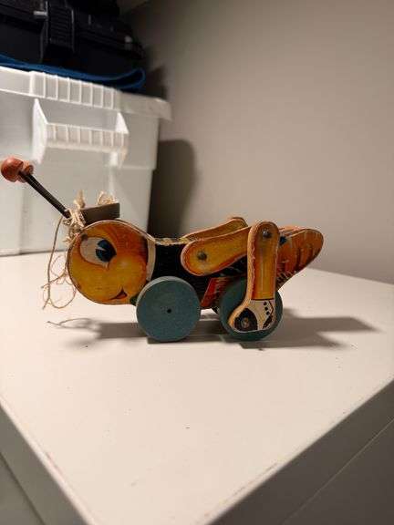 1950s Fisher Price Kris Krickett Pull Toy