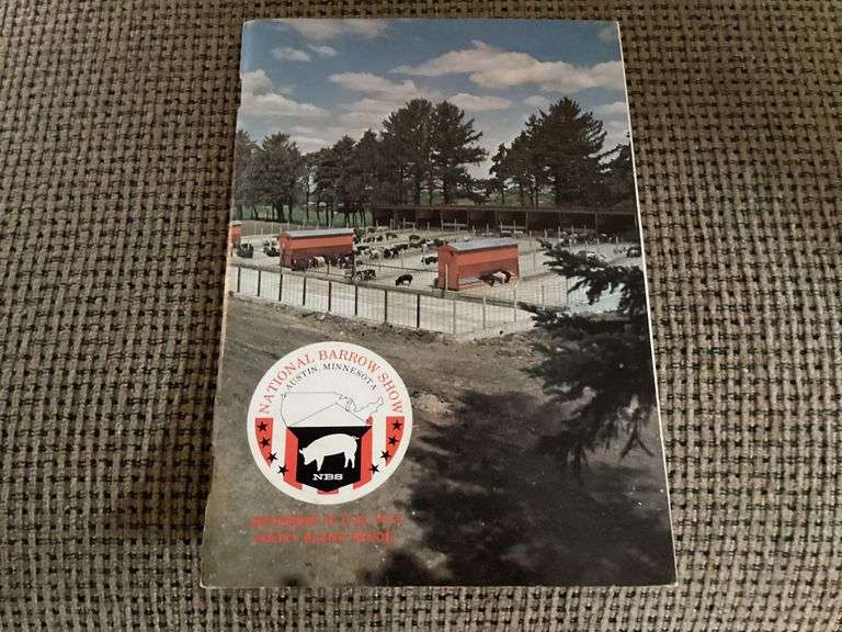 1973 National Barrow Show Booklet
