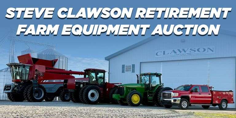 Steve Clawson Retirement Farm Equipment Auction - Live & Online