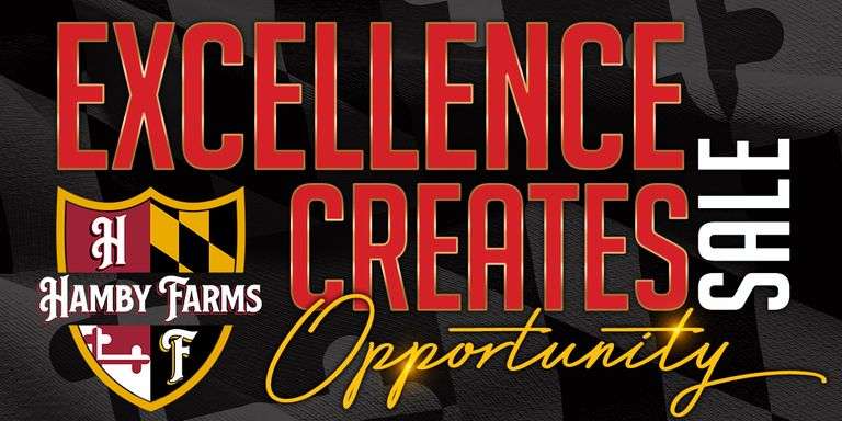 Hamby Farms - Excellence Creates Opportunity Sale