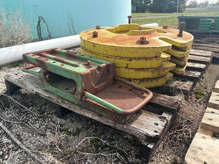 4 Rear wheel weights For John Deere 4020