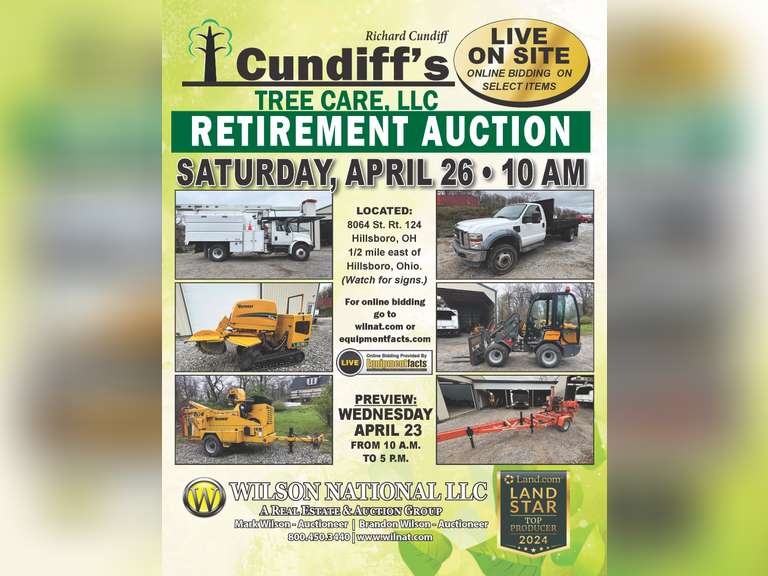 Cundiff Tree Care Retirement Auction