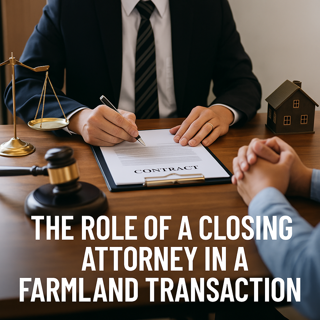 The Role of a Closing Attorney in a Farmland Transaction