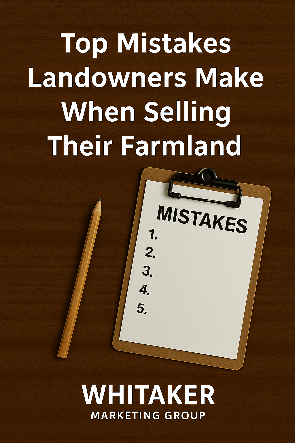 Top Mistakes Landowners Make When Selling Their Farmland