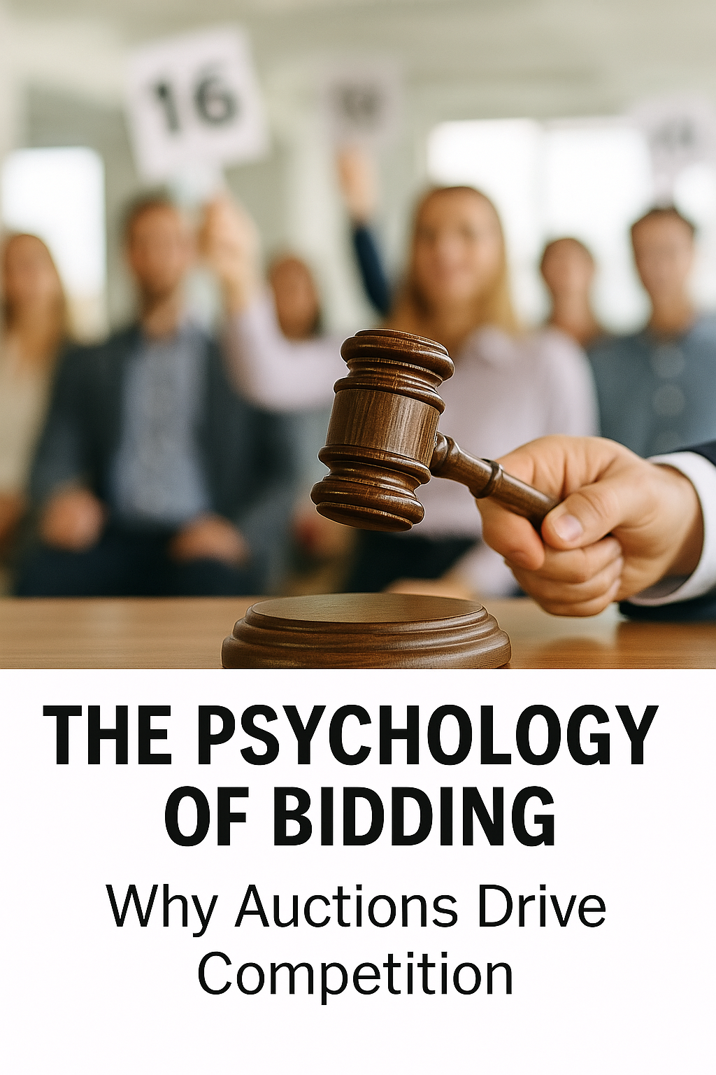 The Psychology of Bidding: Why Auctions Drive Competition