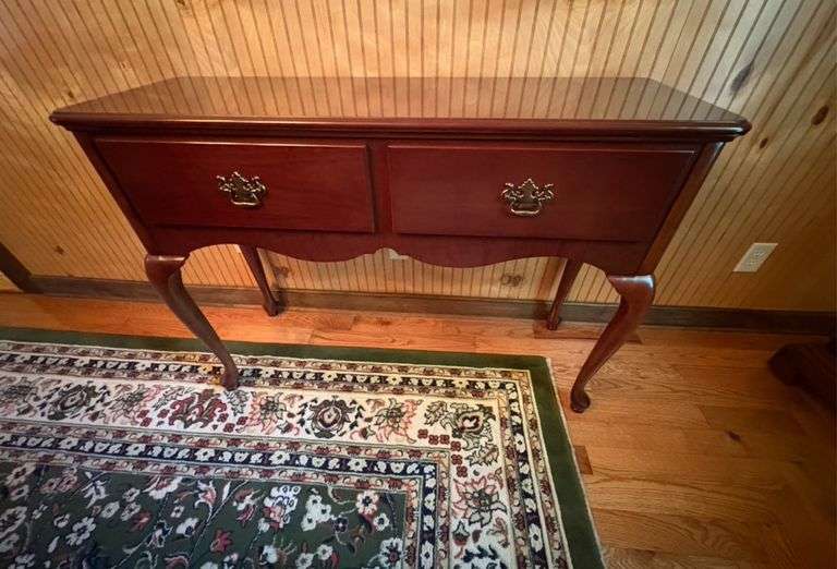 Antique Buffet Table - 48” X 16” X 34”