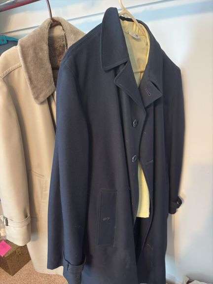 Two Dress Coats Size Large