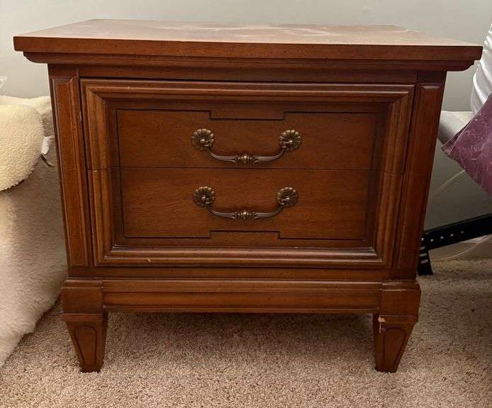Two Drawer Side Table 26” X 17” X 25”