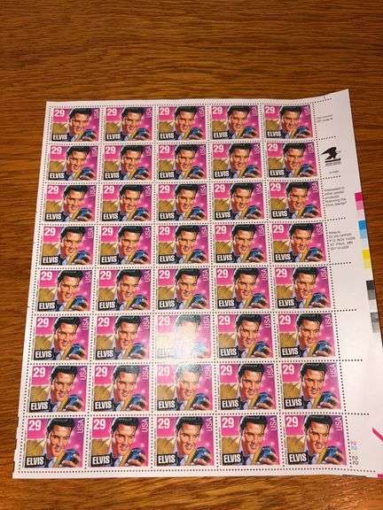 40 Elvis Presley $.29 Stamps