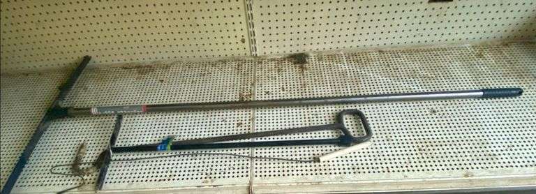 Floor Squeegee And Curb Key