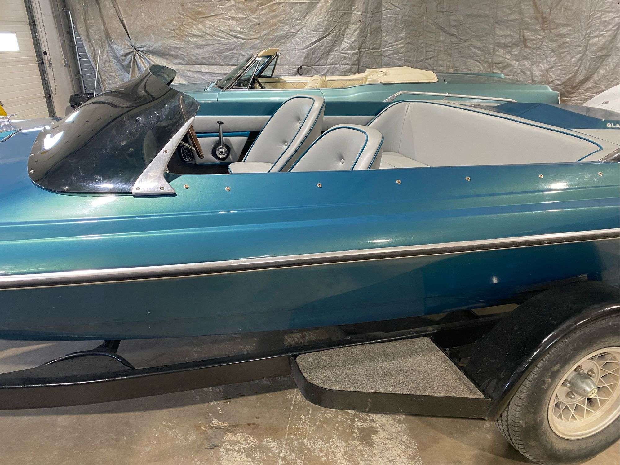 1978 GLASTRON CVX-18 BY CARSON VINTAGE SPEED BOAT - Wild Rose