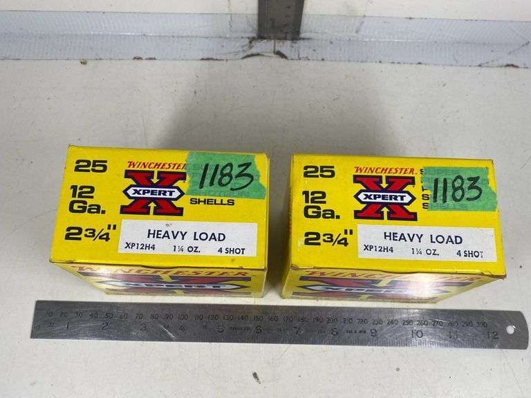 Winchester Xpert Heavyload 12 ga 2 3/4" shells, 2 boxes, 50 rounds