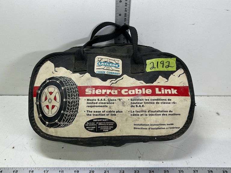 Sierra Cable Link, Snaplock Cable chains, Universal tire chains Wild
