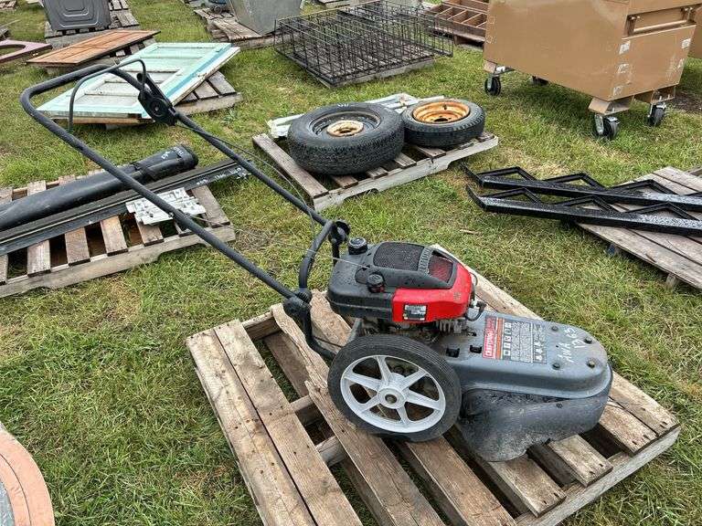 Craftsman 5.0HP Walk Behind Weed eater - Wild Rose Auction Services