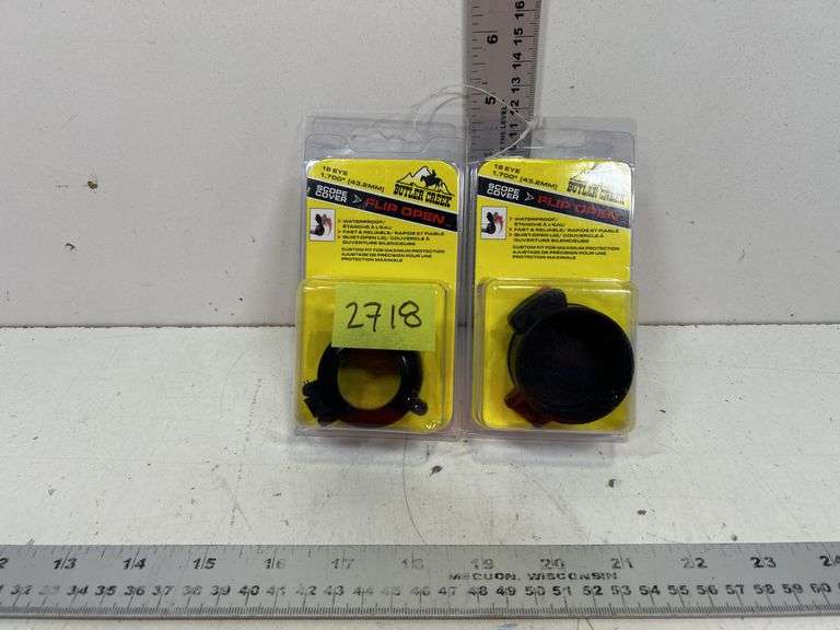 2 Butler Creek Scope Cover 18 eye 1.700" Wild Rose Auction Services