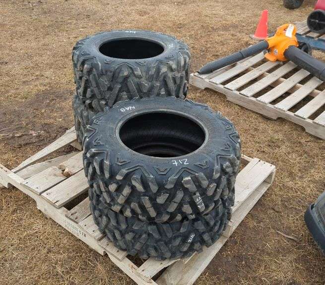 4 - Quad Tires Kimpex Trail Trooper 2- 27 x 9.00-14 & 2- 27 x 11.00-14 *UnReserved*