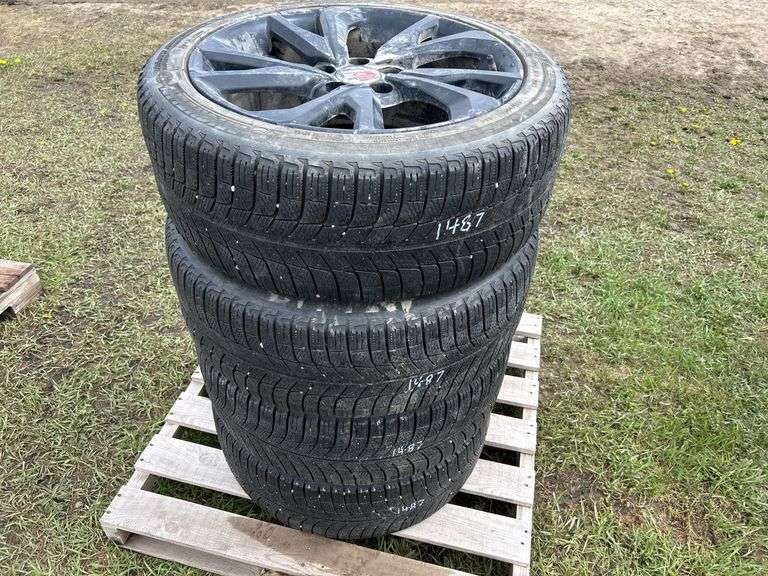 4 Michelin tires on 5 bolt rims, 235/45R18, *Unreserved* - Wild Rose ...