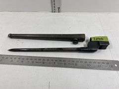Bayonet w/ sheath, approx 10", *Unreserved*