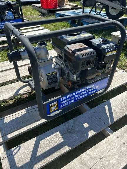 Powerfist 85.150.201 2" water pump, 9480 gph/158 gpm, 120cc sn A1702001599, *Unreserved*