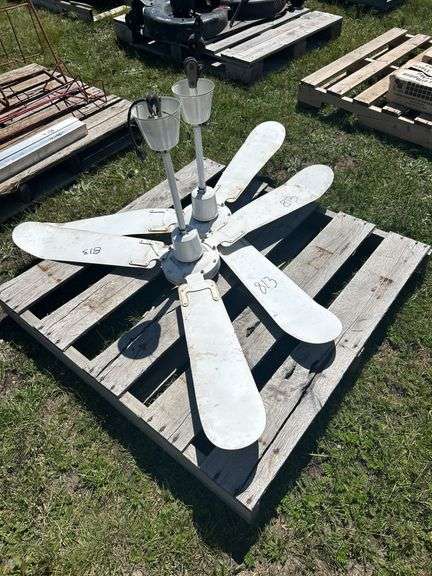 2 - 120V 54'' Ceiling Fan White *Unreserved*