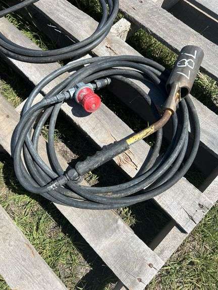 2 Propane torches w/ regulators, (1 - 1.5" Morris, 1 - 2" Tiger Torch), *Unreserved(
