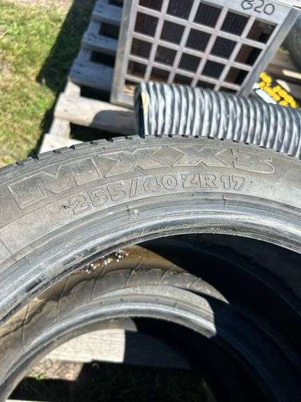 1 - Bridgestone Dueler HT 235/60R17 Tire, 1 - BFG Winter 255/55R17 Tire, 2 - Michelin Mx3 Tires 235/40R17 *Unreserved*
