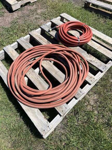 Commercial Duty 5/8" water hose, Air hose w/ fittings, *Unreserved*