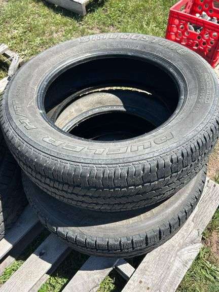 1 - Bridgestone Dueler HT 235/60R17 Tire, 1 - BFG Winter 255/55R17 Tire, 2 - Michelin Mx3 Tires 235/40R17 *Unreserved*