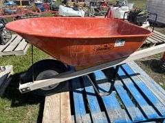 Wheel barrow 6 cu. ft., approx 42"x27" bucket, *Unreserved*