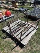 2 - Homebuilt Steel Frames w/ wire Sides, 4x2 Mesh 3 slides, 37'' x 20'' x 20'' x 20'' Slides