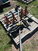 Honda 1320 lb car jack, 4 All Trade 3 ton jack stands 12-17", Hammer, bottle jack 8" PF #1010807 w/ handle, *Unreserved*
