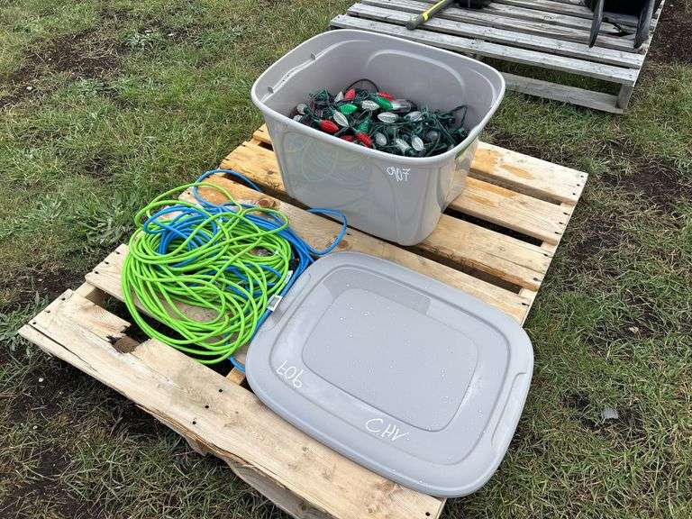 200ft (approx) of Led Christmas Lights & 2 - Extension Cords