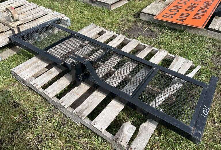 Truck Headache Rack w/ tire mount, no hardware, approx 5'11"x2', *Unreserved*