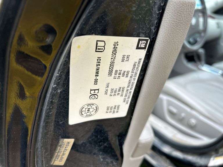 2006 Buick Lucerne CXL Car *Unreserved*