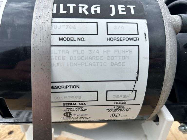 Emerson Ultra Jet Water pump, mod# 555NXMBC-6496, *Unreserved*